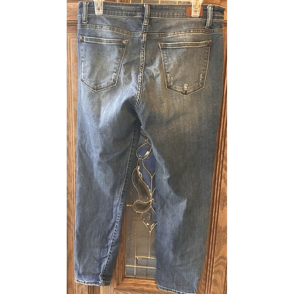 Judy Blue Relaxed Fit Jeans Women's 15 / 32 Distressed 32 x 27 Midrise - Picture 8 of 15